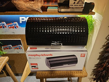 Morphy Richards Roll Top Bread Bin Black Stainless Steel Kitchen Storage