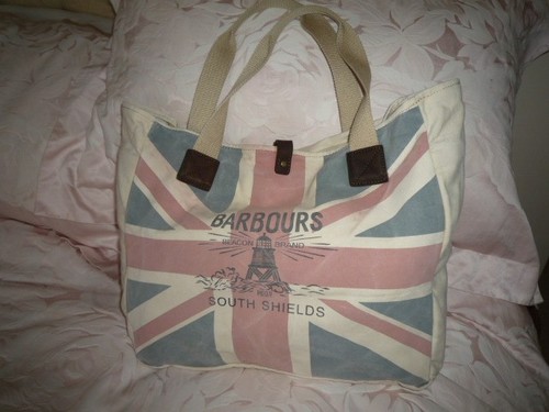 Vintage barbour canvas tote - vintage,