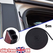 B-Shape 5m Door Seal Strip Sticker Weatherstrip WaterProof Dustproof Insulation