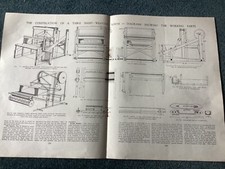 1930,s, Making a Table Loom, Full Directions for the Construction, Vintage
