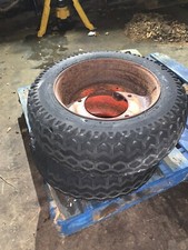 Pair of 2.00 x 14.5 wheels & tyres X Ransomes Mk4 triple cylinder mower..£90+VAT