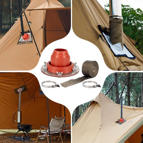 Tent stove jack fireproof - jack,