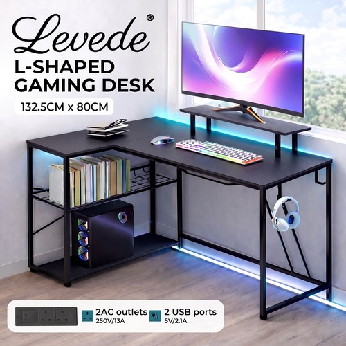 Levede gaming desk corner - levede,