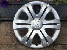 One Genuine Skoda Fabia 15" Wheel Trim Hub Cap x1 Roomster