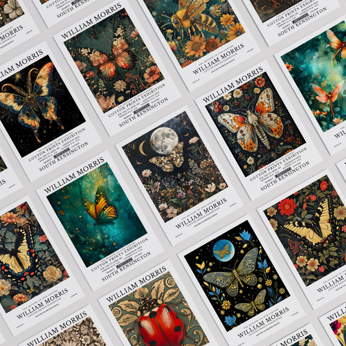 William morris insect prints - william,