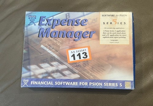 Psion pda software cd - software, on