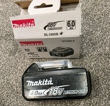 Genuine 18v Makita 4.0Ah LXT battery BL1840B