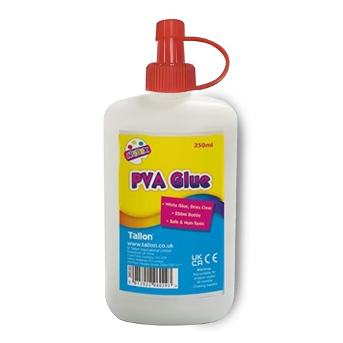 White pva glue 250ml - white,