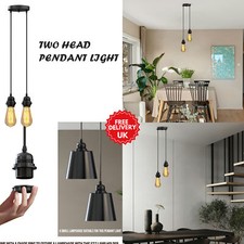 2-Head Industrial Pendant