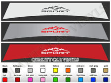 Vauxhall Vivaro sunstrips sun