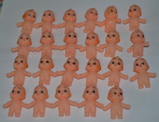 Vintage Lot of 23 x Kewpie Vinyl Dolls Nude Baby Approx 1.5" moveable heads