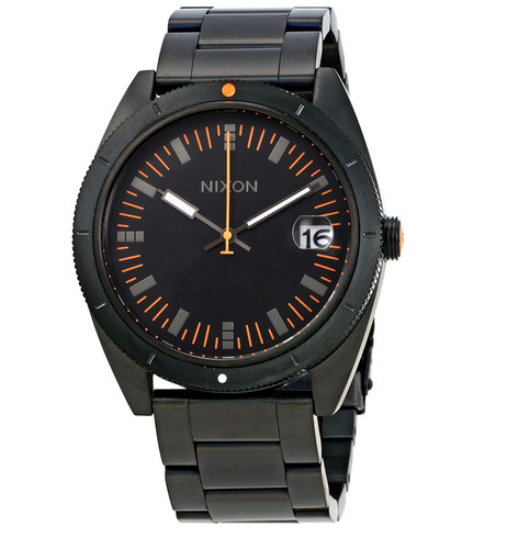 Nixon rover black dial - ss,