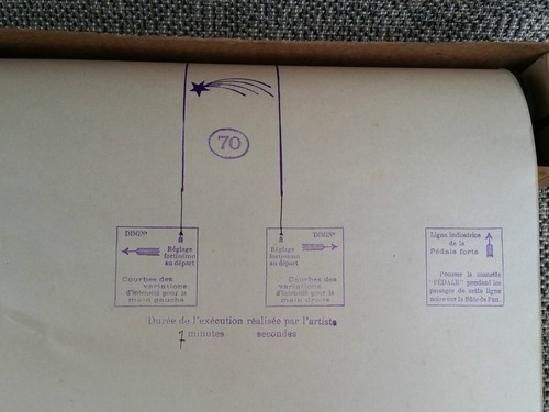 Vintage barrel organ sheet - barrel,