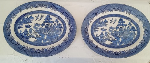 Churchill blue willow - 2x,