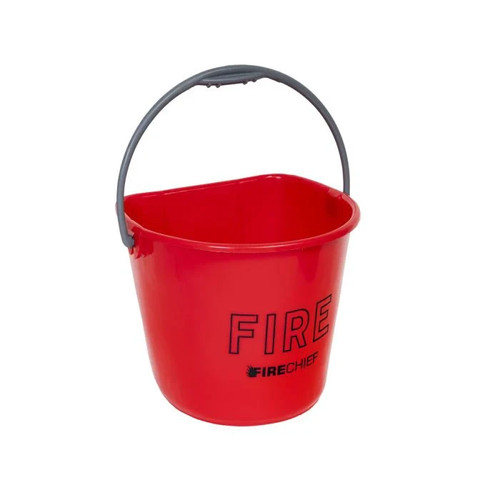 Firechief plastic fire bucket - fire,