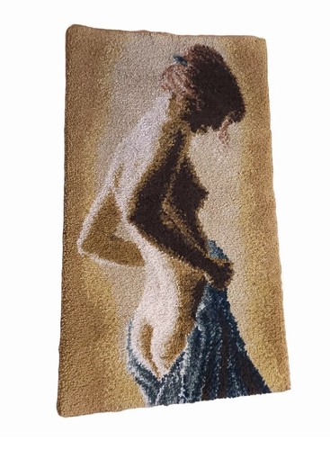 Handmade tapestry vintage wool - tapestry,