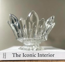 Art Deco Cut Crystal Pedestal