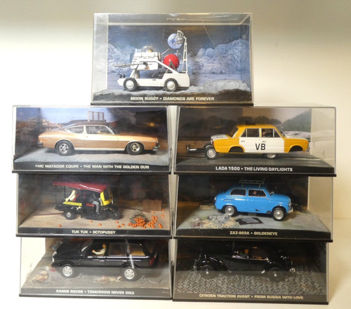 James bond 007 - diecast, cars