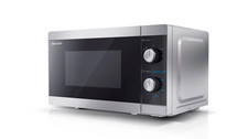 Sharp YC-MS01U-S 20 Litre 800W Microwave With Defrost Perfect Condition - Silver