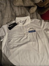 Adidas Golf ClimaLite 3 Stripes Cuff Polo Shirt Short Sleeve Yuengling Womens XL