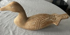 Hand Carved Wooden Duck