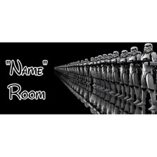 Star Wars Personalised Bedroom Door Sign  - Any Text/Name (8)