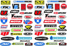 2 x sheets waterproof vinyl stickers ideal for models remote control cars 