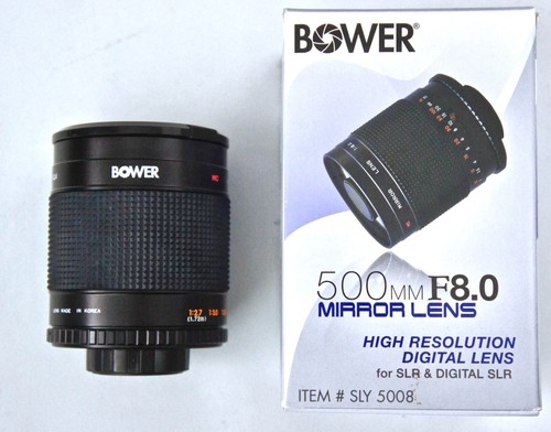 Bower 500mm telephoto - bower, f8