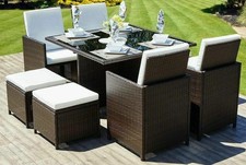 CUBE RATTAN GARDEN FURNITURE