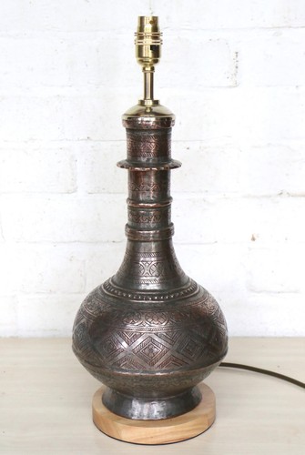 Table lamp antique middle - table,