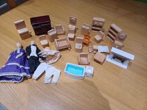 Vintage wooden dolls - vintage,