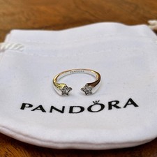 Pandora Shooting Stars Open Ring Sterling silver Size 58 (9)