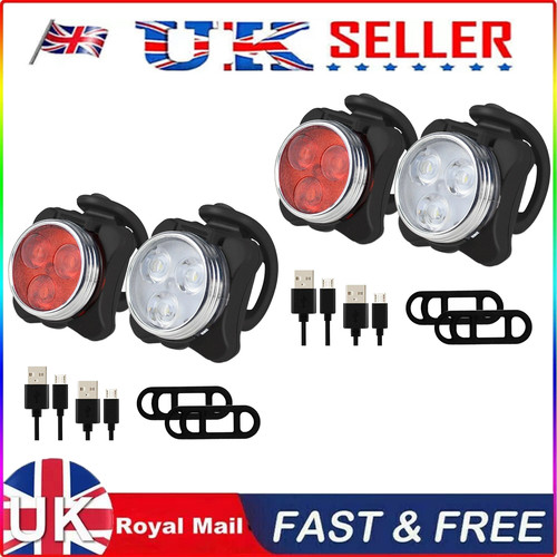 Mountain bike lights usb - 4x,