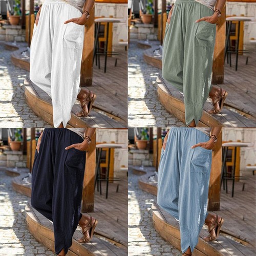 Womens trousers summer harem - trousers,