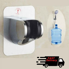 Self-Adhesive Adjustable Mounted Shower Head Holder Wall Bracket Stand Bathroom