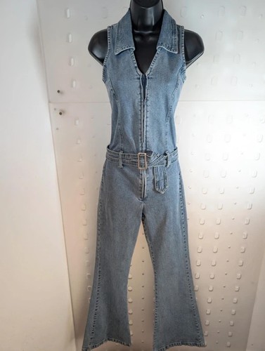 Vintage style denim flared - vintage,