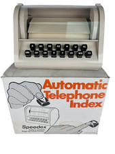 Speedex Battery Operated Telephone Index Directory Working Vintage Prop  Retro