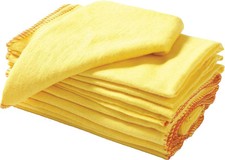 Jumbo Dusters Cotton Yellow Cleaning Cloth Washable Multi Purpose 30 x 50 cm