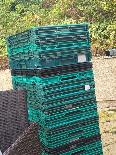 Used plastic bale - plastic, arm
