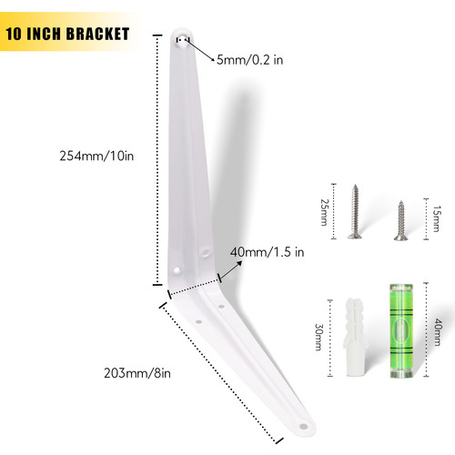 Shelf brackets heavy - shelf, duty