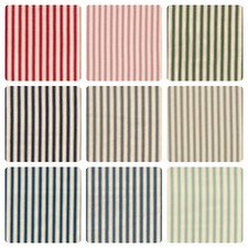 100% Cotton Canvas Ticking Stripes Fabric Craft Sewing - 8mm Stripe - 137cm Wide