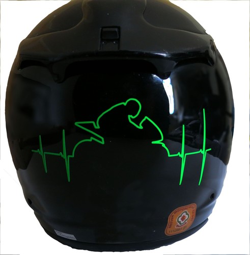 Motorcycle racer heart beat - motorcycle,