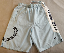 Fred Perry mens light blue shorts size S, excellent condition