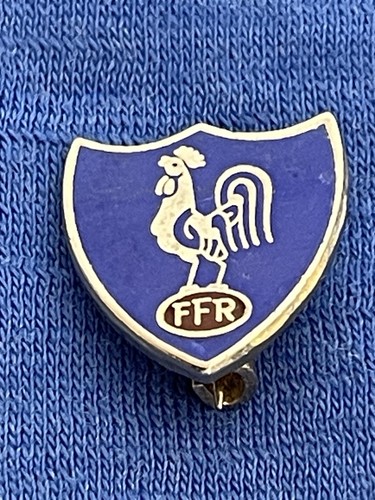 French rugby badge lapel pin - french,