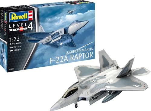Revell 03858 22a raptor 72 - raptor, 1:72