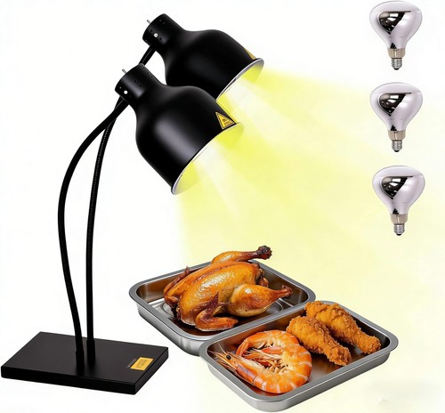 Food heat lamp with heating - heat,