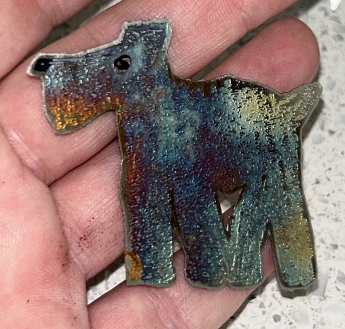 Unusual rare iredescent metal - rare,