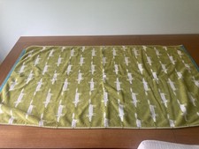 SCION MR FOX BATH TOWEL LIME GREEN BNWOT TURQUOISE TRIM MEASUREMENTS ON PICS