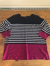 Bon Marche Striped Lightweight Jumper Large