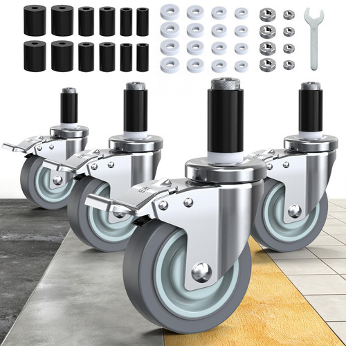 Caster wheels locking inch - locking,